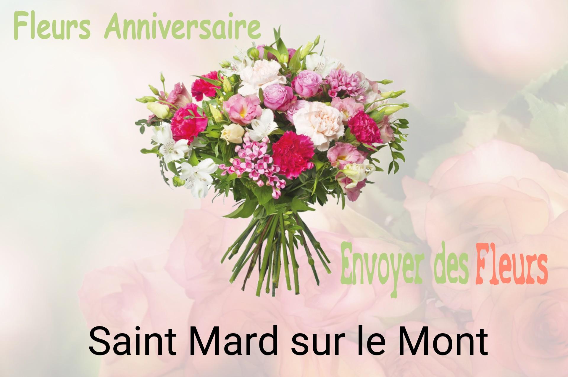 Bouquet de fleurs d’anniversaire livré à Saint-Mard-sur-le-Mont
